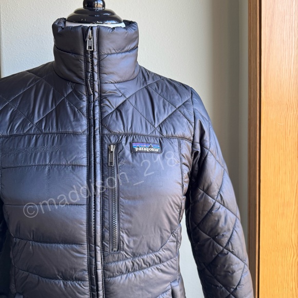 Patagonia Radalie Jacket Black Small Slim Fit Puffer Jacket Windproof S - Picture 4 of 16